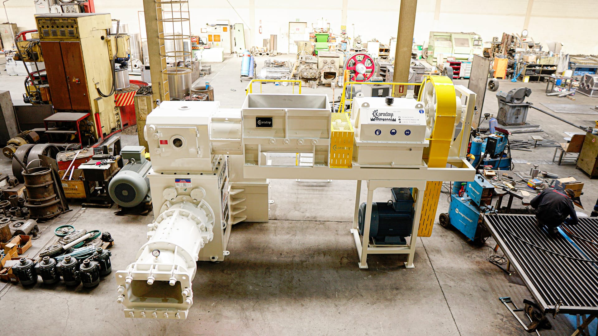 Combined De-Airing Extrusion Units